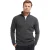 Barbour half zip trui antraciet gemêleerd wol