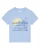 Watapparel Shirt ‘Santorini Sunset Club’  lichtblauw / geel