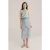 We Fashion Dress Mid Length Light Green
