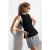 Aangesneden Katoenen Poplin Cut-out Shell Top