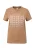 QS Shirt  lichtbruin / gemengde kleuren