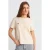 Dames Katoenen T-Shirt met Ronde Hals en Borduring