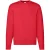 Fruit of the Loom Heren Premium Ingelegd Sweatshirt (Rood)