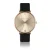 Lederen horloge voor vrouwen Amelia Parker Gold Sky