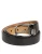 Dolce & Gabbana Zwart Klassiek Leren Riem met Zilverkleurige Gesp