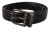 Dolce & Gabbana Zwarte Kalfsleer Logo Metalen Gesp Riem
