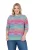MIAMODA Trui  blauw / groen / pink