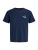 Jack & Jones Junior Shirt ‘JJBRANDON’  donkerblauw / wit