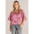 Ivy Beau gebloemde blouse roze