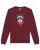 Watapparel Sweatshirt ‘Waschbär’  gemengde kleuren / bourgogne