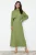 Trendyol Modest Dames Kaki Effen Maxi Lang Casual Blousejurk Modest Jurken