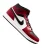 Jordan Sneakers hoog ‘Air 1’  vuurrood / zwart / wit