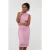 EsQualo Dress Open Knit Lurex Pastel Pink
