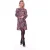 Colourful Rebel Vanessa Paisley Mini Ruffle Dress Black