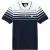 Pretty Green Herenpolo met korte mouwen (Marine)