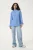 Blouse met lange mouwen Regular fit Ebb and Flow blue