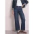 Wide Leg Jeans met riemdetail