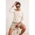 TRENDYOL MAN Heren Beige Effen Lang Regular fit T-shirts