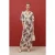 Abstracte Print Midi Jurk