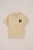WE Fashion – Jongens oversized T-shirt met print – Oversized – Beige – Biologisch katoen –