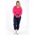 Paprika slim regular waist broek marineblauw