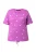 Ulla Popken Shirt  donkerlila / wit