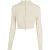 Urban Classics Dames/Dames Ribbed Gebreid Cropped Vest (Wit zand)