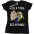 Li-cense Disney dames the muppets kiss a frog katoenen t-shirt