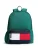 TOMMY HILFIGER Rugzak ‘Essential’  navy / smaragd / kersrood / wit