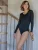 zd ZERO DEFECTS Body ‘Long-sleeved bodysuit soy fiber’  zwart
