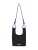 KARL LAGERFELD JEANS Handtas ‘CORD’  zwart / natuurwit