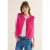Cecil Dames Vest met knoopsluiting in Pink