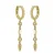 KARMA Jewelry gold plated oorbellen Lizzy