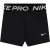 Nike Dri-FIT-compressieshorts voor meisjes (Zwart/Wit)