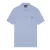Lyle & Scott Heren Borst Logo Merk Polo Shirt (Ambachtelijk Blauw)