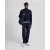 Lyle & Scott Katoenen Merino 1/4 Rits Trui Marineblauw