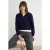 TRENDYOLMİLLA Dames Donkerblauw Colorblock Lang, Los Truien