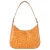 Roeckl Schoudertas ‘CLEO SCHULTERTASCHE CROCO SMALL’  oranje / lichtoranje