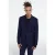 The Kooples Veste Costume Motif Micro Pied De Poule Navy