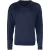 Premier Heren Gebreid Katoen Acryl V Hals Sweatshirt (Marine)