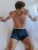 zd ZERO DEFECTS Boxershorts ‘Helios fly front boxer’  donkerblauw