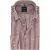 OLYMP Luxor comfort fit overhemd – popeline – bordeaux rood met wit gestreept – Strijkvrij – Boord