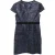 Maje Glanzende Mini Jurk in Marineblauwe Pailletten