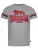 LONSDALE Shirt ‘Melthey’  grijs / rood / zwart