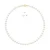 Versiering ketting en oorbellen zoetwater 7-8mm Parels Yellow Gold