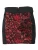 KOROSHI Rok  rood / watermeloen rood / zwart