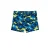 WE Fashion zwemboxer donkerblauw/neon geel
