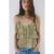 Mango top met ruches – groen