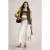White Stuff Katie Stripe Jumper Green Multi