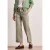 Street One Dames Straight Legs broek in paper touch stof in Beige